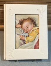 Vntg Baby Book. Front Frame W Stand On Back. Copyright 1943. By R. S. Kalwajtys.