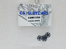CG Slotcars CGWI1504 Fuchs Wheel Inserts for 15mm Wheels 1/32 Slot Car Accessory