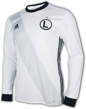 New Legia Warszawa Warsaw White Home ls Football Shirt 2017/18 BNWT Adidas S