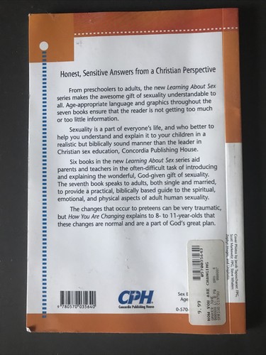 How You Are Changing, Learning About Sex Ages 8-11. Book. Excellent Condition. - Picture 2 of 2