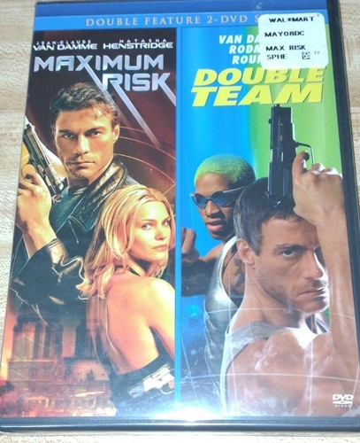 Jean-Claude Van Damme DVD Movie Set Maximum Risk & Double Team Dennis ...