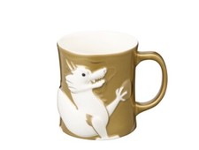 Starbucks Korea 2024 New Year Dragon Gold Ceramic Mug (355ml) Limited Edition