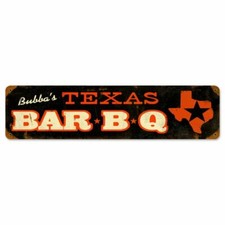 TEXAS BARBEQUE Blech Schild 51cm USA CAFE FOOD BAR DINER PUB Burger Grill Imbiss