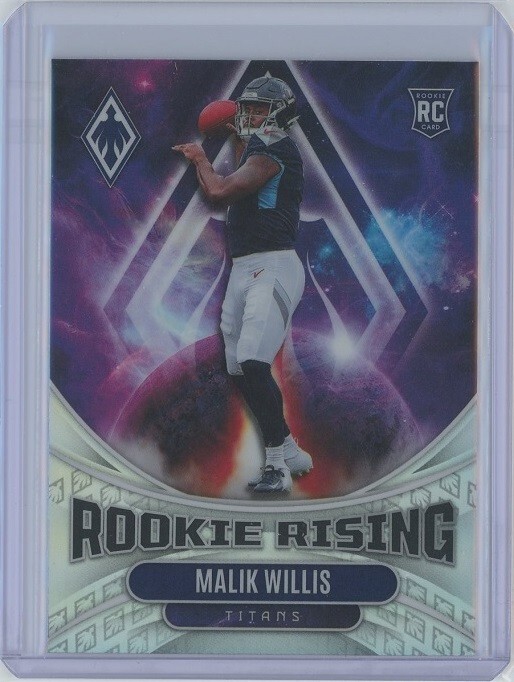 MALIK WILLIS 2022 Panini Phoenix Rookie Rising RC SILVER #RIS-2 Titans