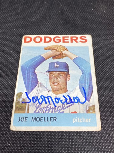 Joe Moeller Dodgers Signed Auto Autographed 1964 Topps Card #549 ~ COA - Picture 4 of 6