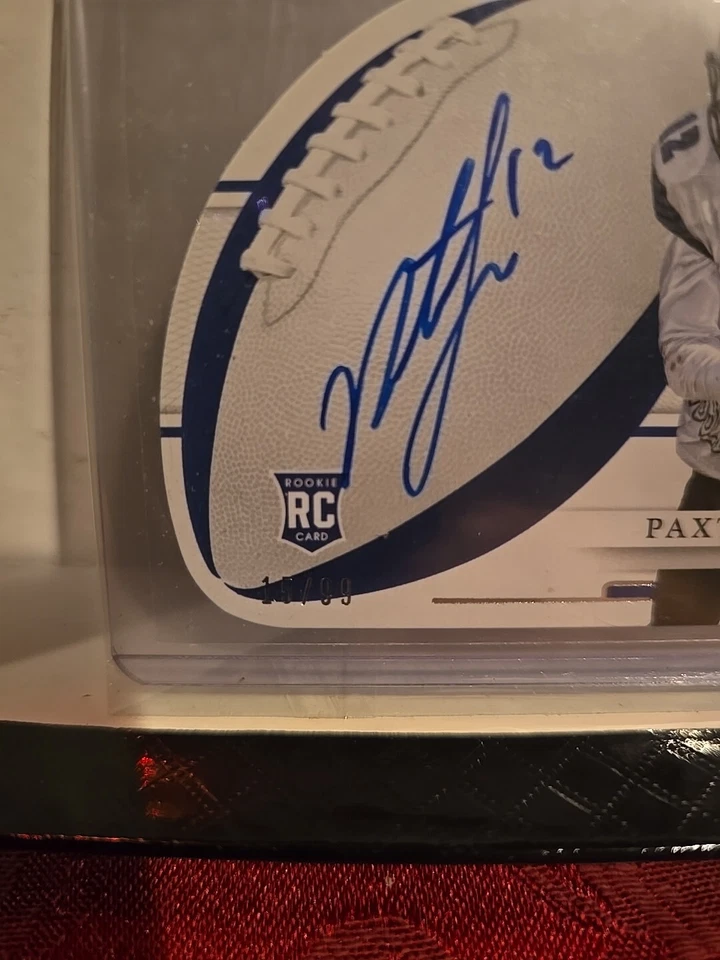 2016 National Treasures Collegiate  Paxton Lynch 15/99 Die-Cut Auto Rookie RC - Image 4 of 4