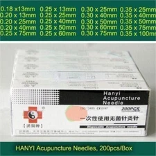 HanYi Cosmetic Acupuncture Spring Handle Needles without Guide Tube 200 500 1000