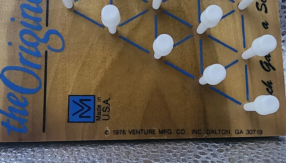 1976-Dalton, Georgia- Venture Mfg. Co. Inc.-The Original IQ Tester Game (W) - Image 2 of 3