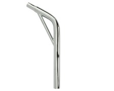 Bicycle Lay Back Steel Seat Post W/Support 27.2mm Chrome Old School BMX 228951