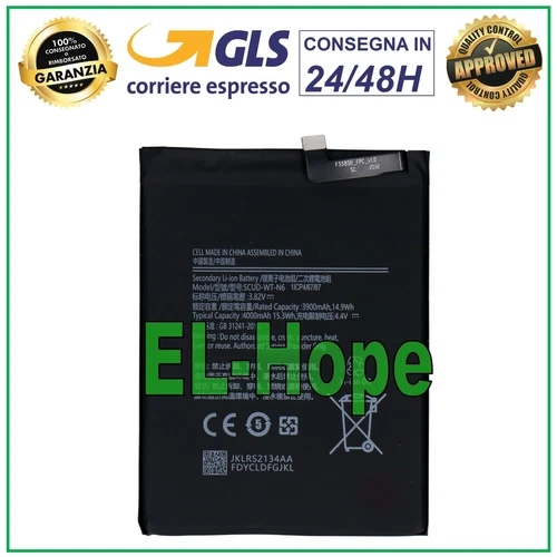 BATTERIA SCUD-WT-N6 PER SAMSUNG GALAXY A20S SM-A207 F/DS 4000 mAh BATTERY
