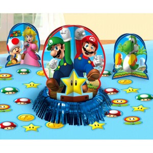 Super Mario Brothers Table Decorating Kit Party Decorations