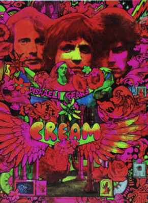 CREAM - DISRAELI GEARS - REFRIGERATOR PHOTO MAGNET 3''-5''