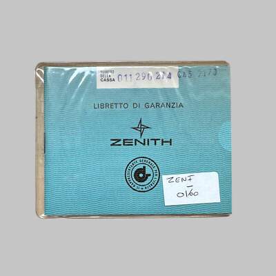 Montre Zenith Stellina Vintage Homme Dorée - Avec Coffret Et Livret, état Correct