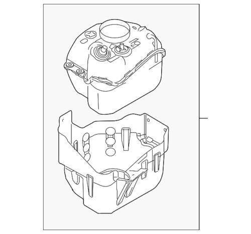 Tanque de combustible para Ford (P/N BC3Z-5L227-H)