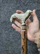Royal Bird Premium Women Choice Antique Wooden 3 Fold Walking Stick Cane Present