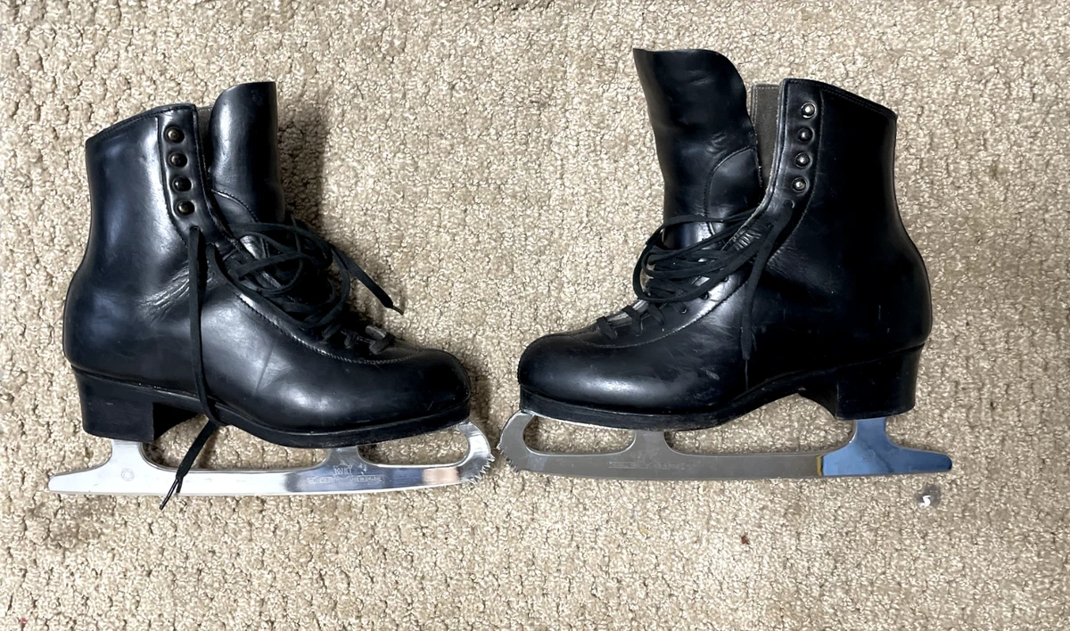 SP Teri Super Figure Skates in black leather with Mk Professional blades SP-Teri Ice Skates for Women | eBay main image 2