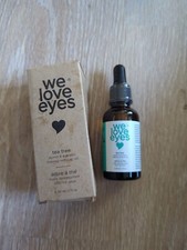 We Love Eyes Tea Tree Eyelid  Eyelash Cleansing Oil, 1 fl. oz.  NEW IN BOX