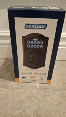 BRAND NEW - Schlage Keypad Security Set BE365 V CAM 716 Aged Bronze