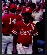 8x10 Autographed Photo SANDY ALOMAR SR. BAS, COA