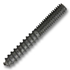 1/4-20 x 2" Hanger Bolts Plain Steel (100 per box)