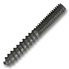 1/4-20 x 2" Hanger Bolts Plain Steel (100 per box)
