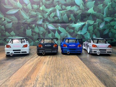 NEW IN BOX DIECAST KENTOYS BOX SET 2002 SUBARU IMPREZA WRX