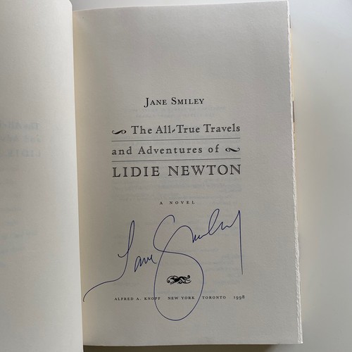 The All-True Travels and Adventures of Lidie Newton by Jane Smiley - SIGNED 1st  - Bild 3 von 10