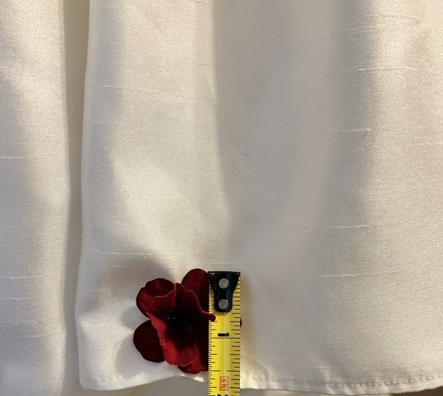 Beautiful handmade girl's dress with lace, Color Beige red & white flowers, Sz.6 - Picture 15 of 20