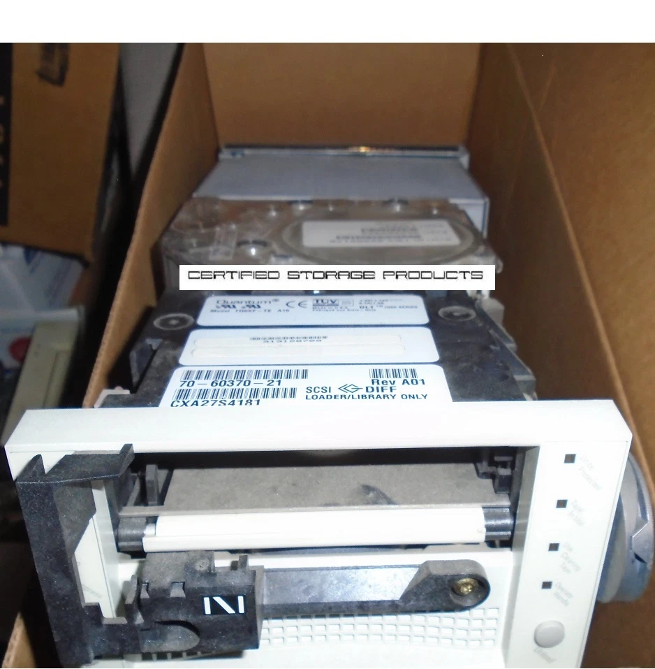 Dell StorageTek TH6XF-TE 35/70GB Diff Drive DLT wTray 075FCD 300080903 70-60370 - Image 3 of 3