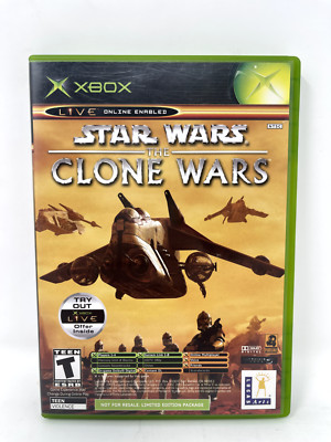 Star Wars The Clone Wars [Microsoft Xbox] CIB, VG