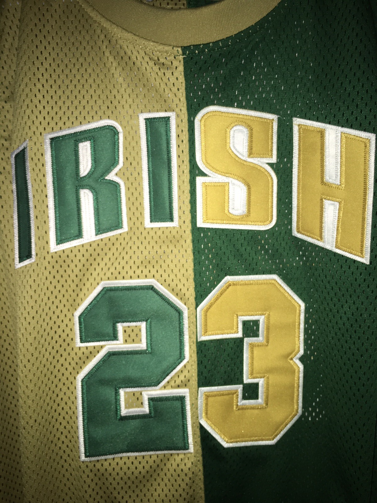 NWT* Mens Sz 2XL Nike LEBRON JAMES Split IRISH High School NBA