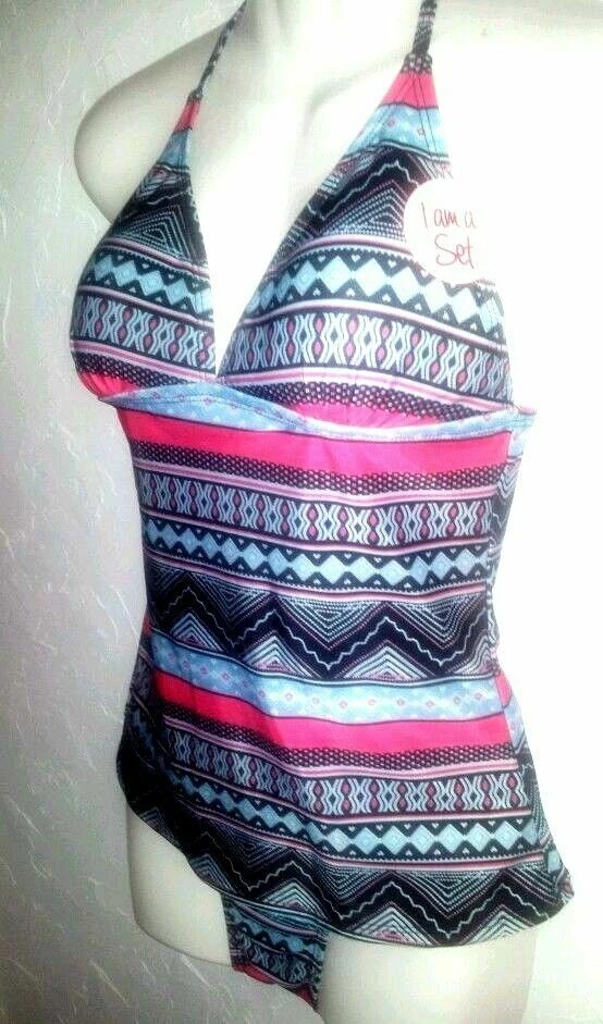 Maiô Tankini BOBBIE BROOKS-CLOSEOUT Feminino "S" Feminino Premium Multicolorido 2 Peças - Imagem 2 de 3