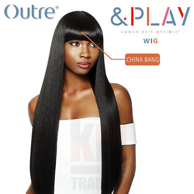 Outre Play Bang Wig Maleeka Ebay Chinese bangs black hairstyle these pictures of this page are about:chinese bangs. outre play bang wig maleeka ebay
