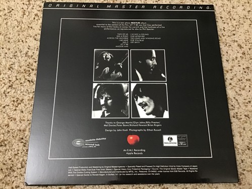 MFSL THE BEATLES Mobile Fidelity LET IT BE Original Master Recording MOFI - Picture 2 of 6
