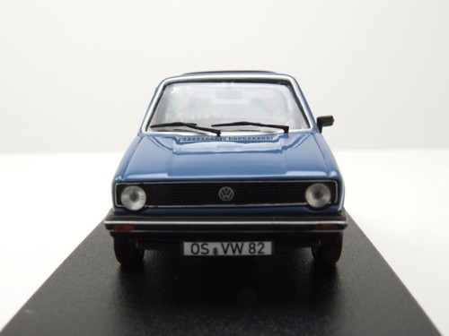 VW Golf 1 Cabrio 1982 azul modelo coche 1:43 Norev - Imagen 5 de 9