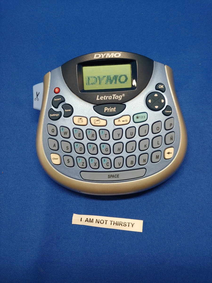 DYMO LetraTag LT 100T Portable Personal Label Maker Tested Works Free Shipping