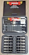 VIM 12pc Metric 1/4" Hex Magnetic & Hollow Shaft Nut Setter/ Driver Set #NSM100