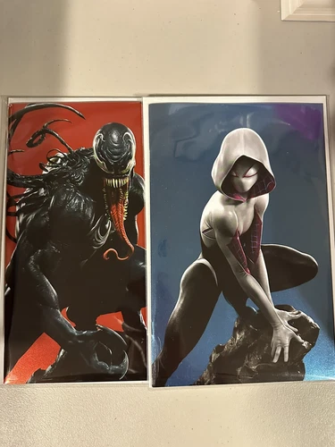 Spider-Gwen Annual 1 FOIL Grassetti VIRGIN & Venom 25 Foil Bundle
