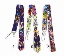NEW JOJO'S BIZARRE ADVENTURE LANYARD Jotaro Kujo Joestar anime neck strap badge