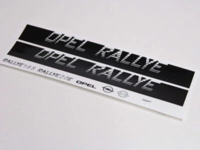 RACERS PARADISE DECAL AUFKLEBERBOGEN "OPEL RALLYE" 1:10 FÜR KADETT C COUPE RALLYE # 80040