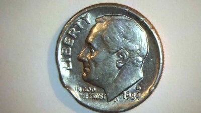 1984-D Roosevelt Dime-ERROR COIN | eBay