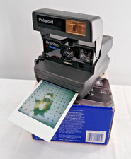 Vintage POLARAID ONE STEP 600 Instant Film Land Camera In Box WORKS