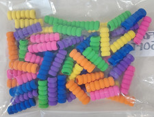 57Pcs Classics Soft Foam Pencil Grips Cover 1.5-inch Writing Aid Kids Students