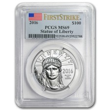 2016 1 oz American Platinum Eagle MS-69 PCGS (FirstStrike®) 2015.93 per troy oz