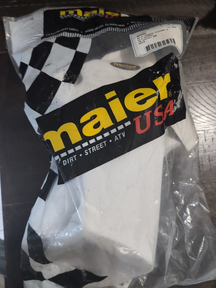 MAIER RADIATOR AIR SCOOPS/SIDE PANEL White YAMAHA YFZ450 #190121 - Image 4 of 4