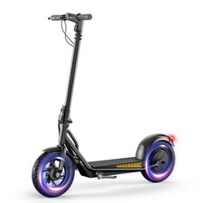 12" Inflatable Tire Commuter Electric Scooter Foldable 500W 22MPH 34Mi E-Scooter