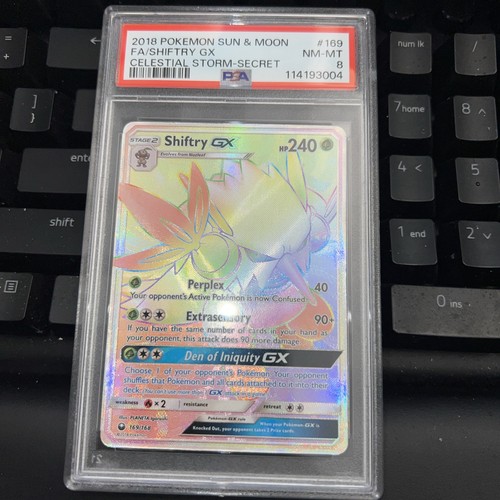 Shiftry-GX graded PSA 8 for sale on eBay