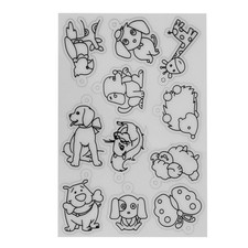 8pcs Heat Shrink Sheets Cute Animal Pattern Shrink Plastic Art Paper For DIY