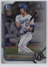 2022 Bowman Chrome Prospects Refractor 3/499 Luca Tresh #BCP-136 18n6