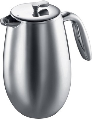 Bodum Columbia French Press 1l 8 Tassen Edelstahl matt doppelwandig Kanne